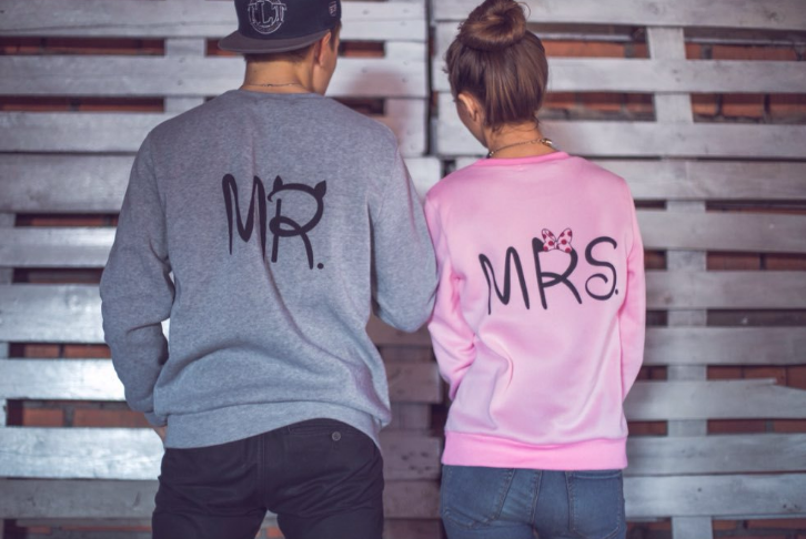 Sweatshirt Hoodies 2019 Print MR and MRS Lovers Couples Sweatshirts for Autumn Men Women tracksuits