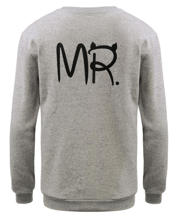 Sweatshirt Hoodies 2019 Print MR and MRS Lovers Couples Sweatshirts for Autumn Men Women tracksuits
