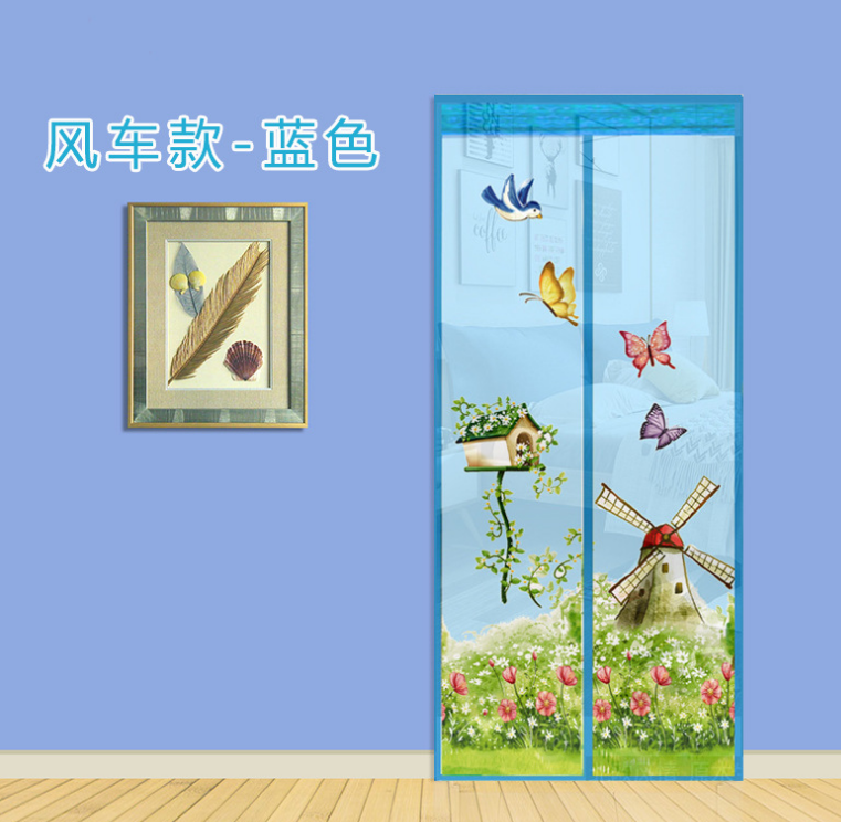 Magnet Mosquito Net Summer Anti-mosquito Mesh magnetic Curtains Soft Yarn Door Tulle Window Screen