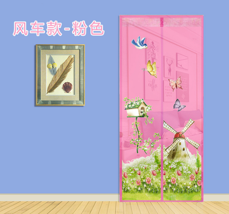 Magnet Mosquito Net Summer Anti-mosquito Mesh magnetic Curtains Soft Yarn Door Tulle Window Screen