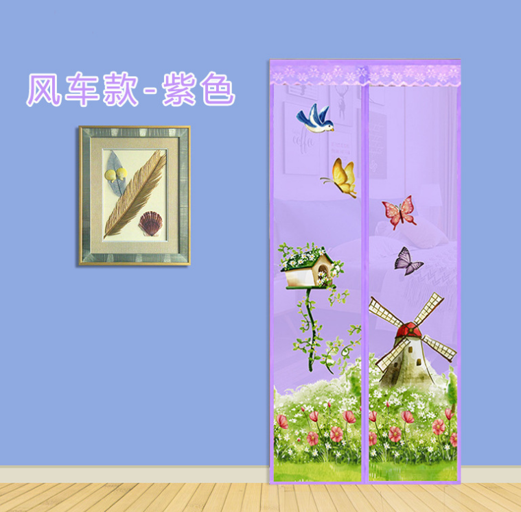 Magnet Mosquito Net Summer Anti-mosquito Mesh magnetic Curtains Soft Yarn Door Tulle Window Screen