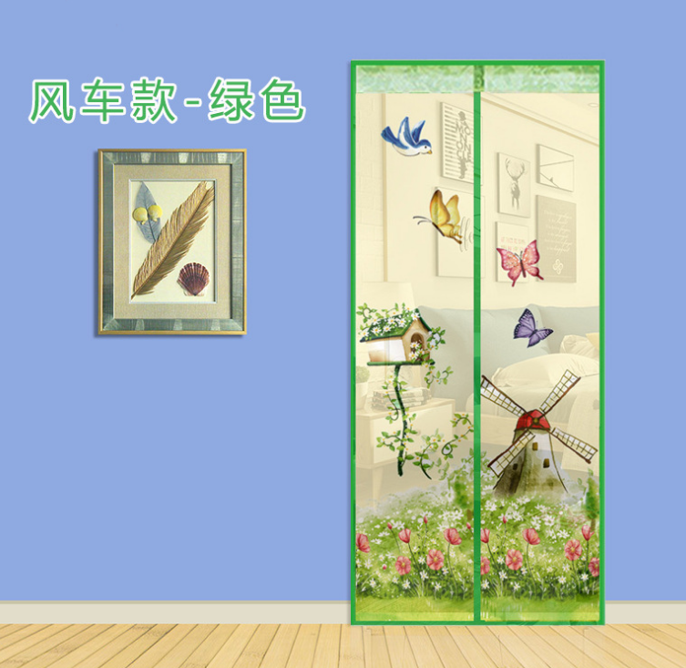 Magnet Mosquito Net Summer Anti-mosquito Mesh magnetic Curtains Soft Yarn Door Tulle Window Screen