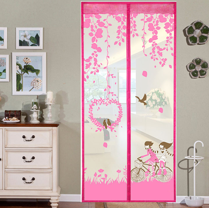 Magnet Mosquito Net Summer Anti-mosquito Mesh magnetic Curtains Soft Yarn Door Tulle Window Screen