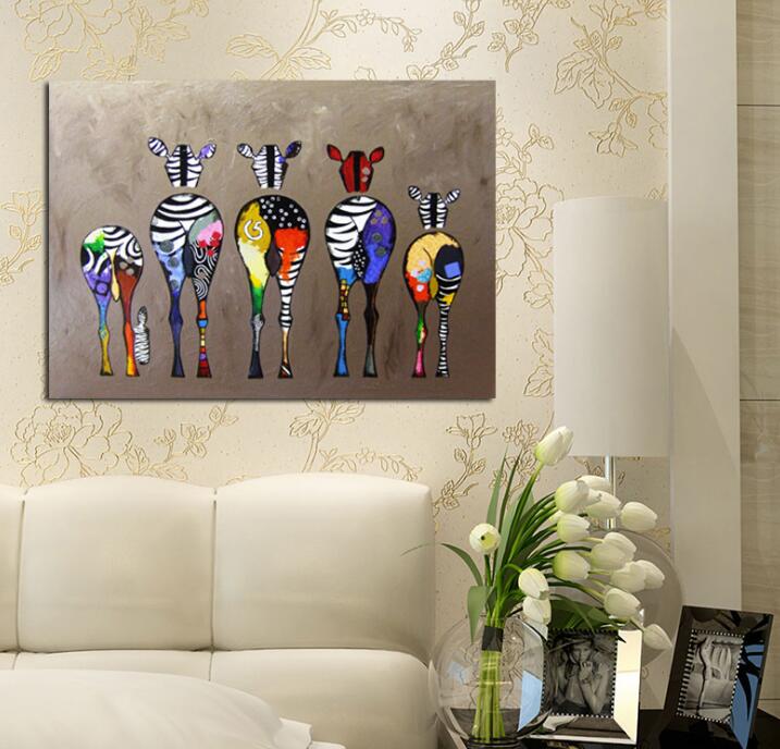 Canvas Painting Wall Art Pictures prints colorful frog on canvas no frame home decor Wall poster