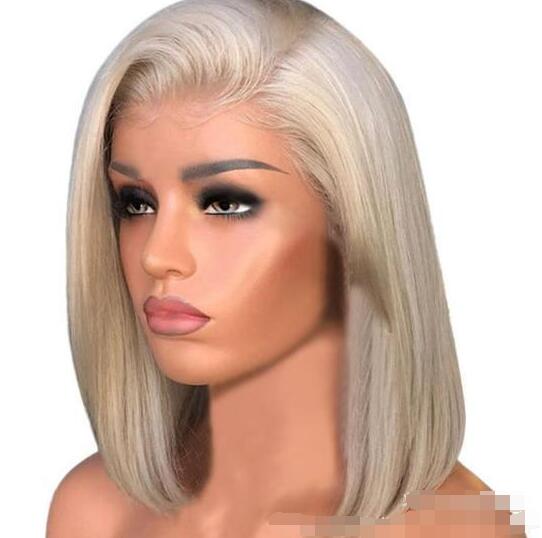 Beauty Lace Front Human Hair Wigs Bob Wig with Pre Plucked Hairline Brazilian Hair Lace Closure Wig