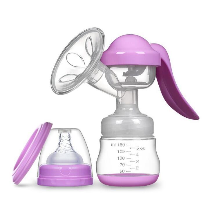 Manual Breast Feeding Pump Original Manual Breast Milk Silicon Free With Milk Bottle