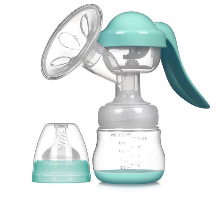 Manual Breast Feeding Pump Original Manual Breast Milk Silicon Free With Milk Bottle