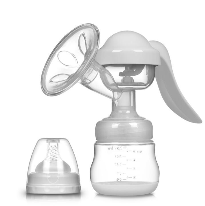 Manual Breast Feeding Pump Original Manual Breast Milk Silicon Free With Milk Bottle