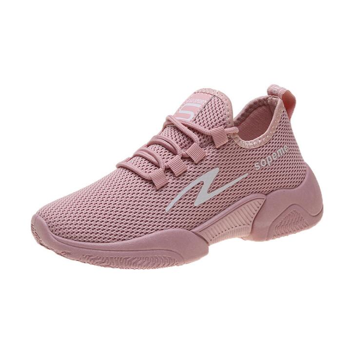 Women Casual Shoes Breathable Walking Mesh Flat Shoes Sneakers Women 2019 Gym Vulcanized Tenis