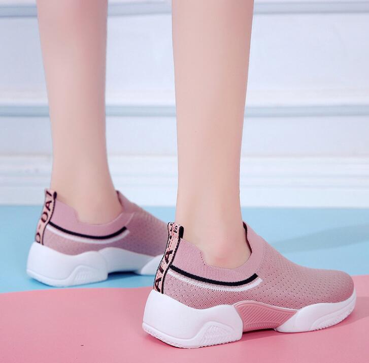 2019 Women Sneakers Fashion Socks Shoes Casual Sneakers knitted Vulcanized Shoes Trainers Tenis