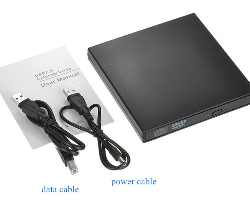 External DVD Drive Optical USB 2.0 CD ROM Player CDRW Burner Writer Reader Recorder Portatil Windows