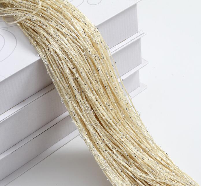 Door String Curtain 1mX2m Shiny Tassel Flash Line Window Curtain Valance Divider Decorative Wedding