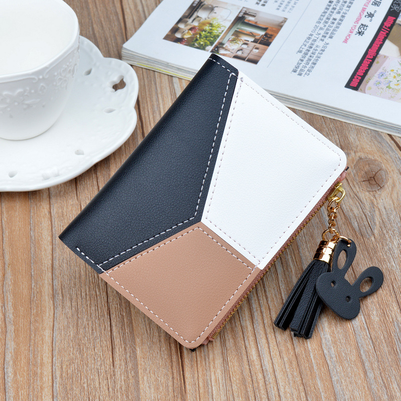 Short wallets for women, multi-function wallets, lady&apos;s purse and handbags, PU handbag