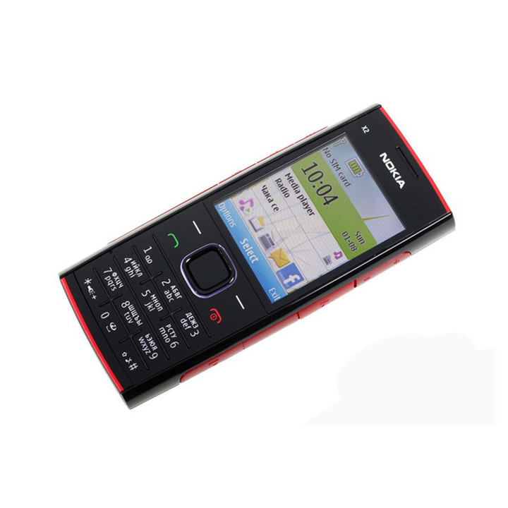 Refurbished X2 Original Nokia X2-00 Bluetooth FM JAVA 5MP Unlocked Mobile Phone