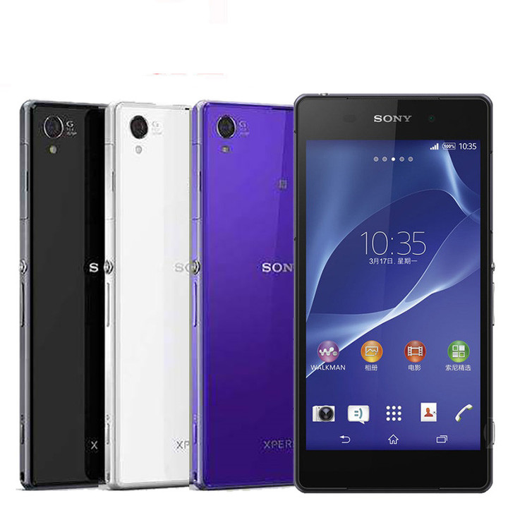 Refurbished Sony Xperia Z2 D6503 5.2&apos;&apos; inch 20.7MP 3GB+16GB WIFI GPS mobile Quad core Phone