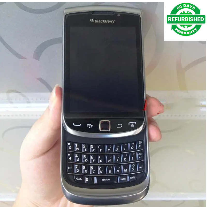 Refurbished BlackBerry 9810 (Two Batteries) Mobile Phone Smartphone 3G Wifi Bluetooth 8GB Cellphone