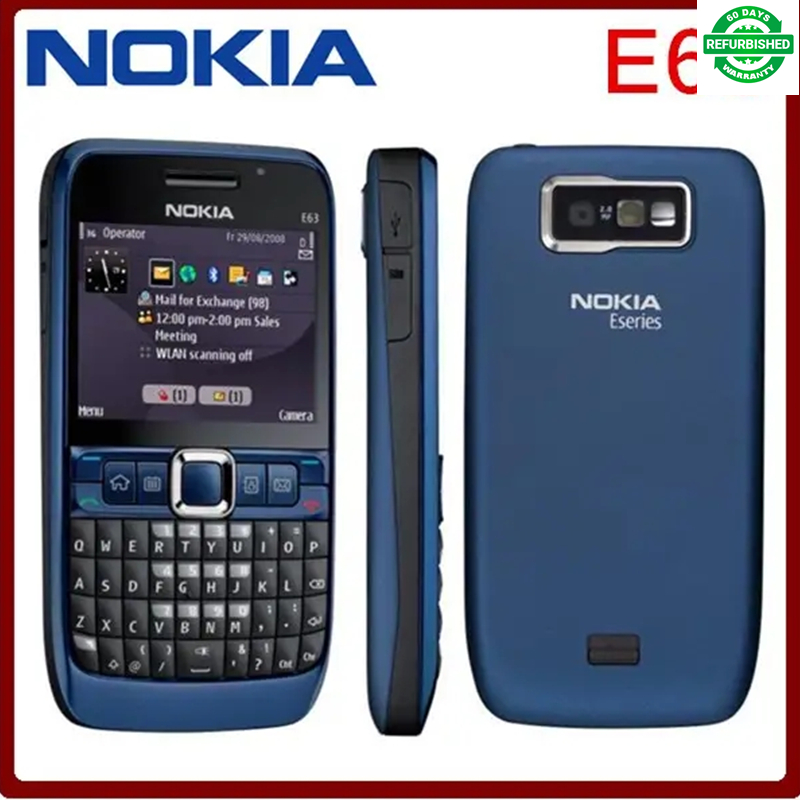 Refurbished NOKIA E63 cell phones 3G Bluetooth 2MP CAMERA Nokia PHONE
