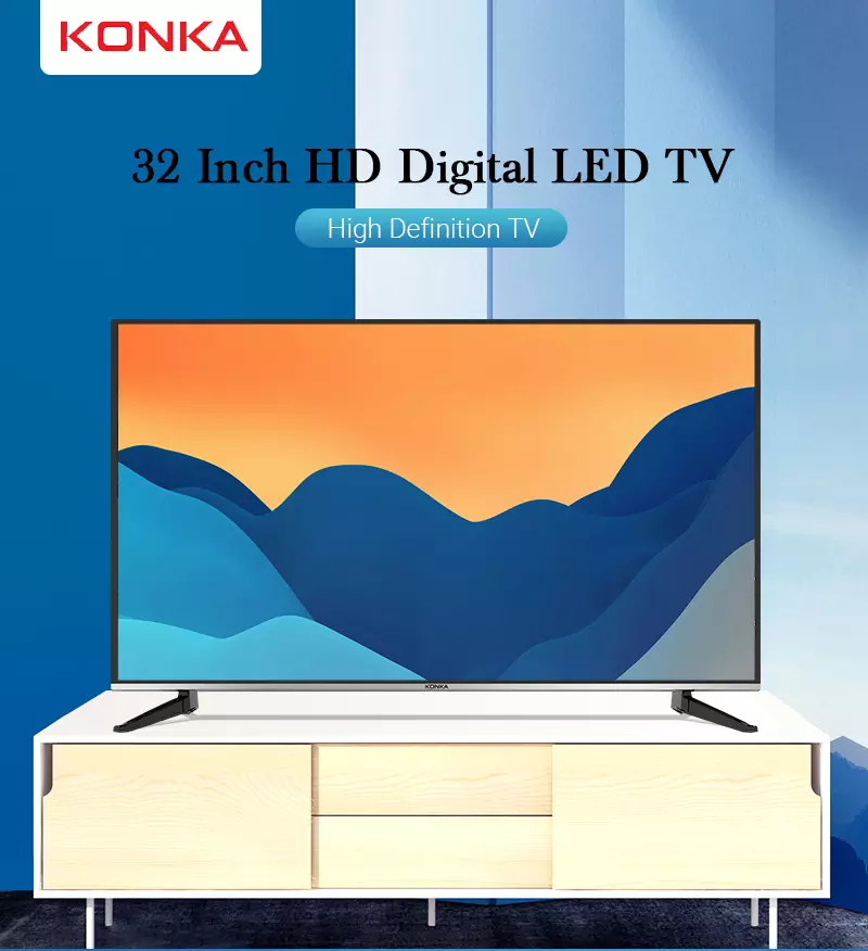 KONKA 32 Inch HD Digital TV(Final Price Only 11099KSH Upon Deduction 2 Limited Vouchers) Black 32 6