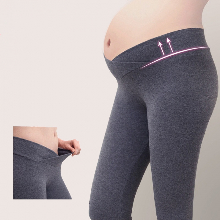 maternity leggings Low Waist Pregnancy Belly Pants spring and autumn cotton pregnant high elasticity
