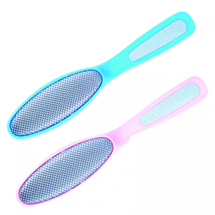 Double Head Stainless Steel Feet Frustrated Pedicure Footstone Exfoliating To Calluses Random