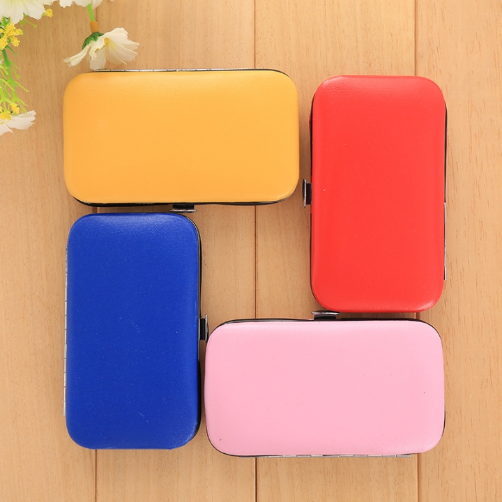 Nail clipper suit lovely cartoon silicone 6 piece stainless steel nail clipper nail gift