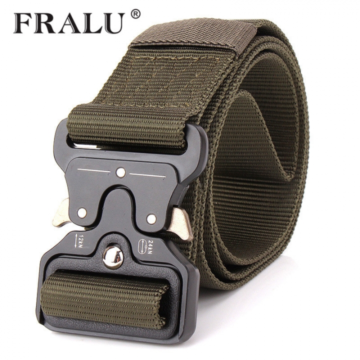 Mens Tactical Belt Military Nylon Belt Outdoomultifunctional Training Belt Strap ceintures