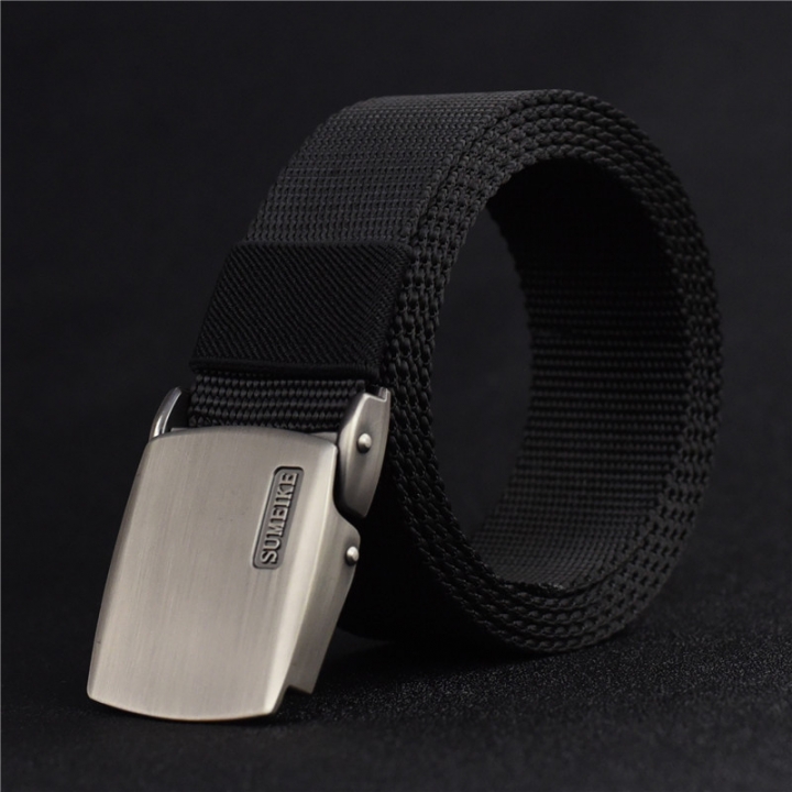 Alloy Buckle Tactical Belt For Men Casual Style Male Belt Canvas Strap Men Waist Belts Cummerbunds