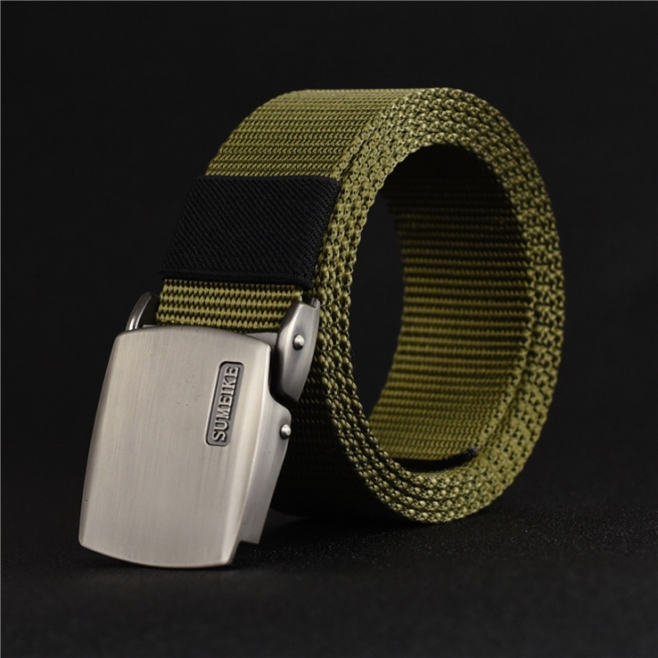 Alloy Buckle Tactical Belt For Men Casual Style Male Belt Canvas Strap Men Waist Belts Cummerbunds