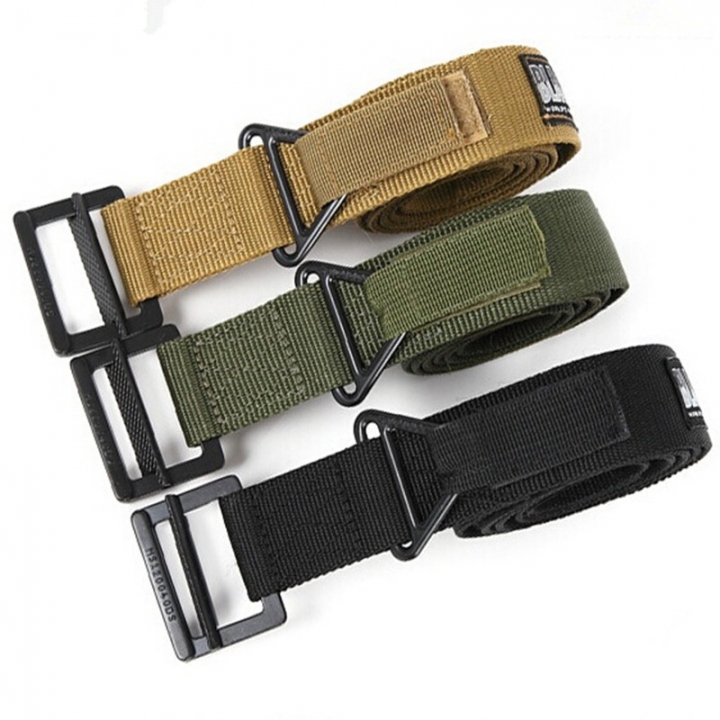Tactical Belt Military Men&apos;s Belt Combat Rescue Rigger Duty Belt  Outdoors Nylon Lumbar Battle Belts