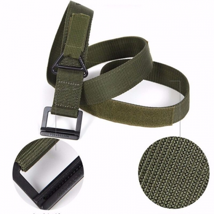 Tactical Belt Military Men&apos;s Belt Combat Rescue Rigger Duty Belt  Outdoors Nylon Lumbar Battle Belts