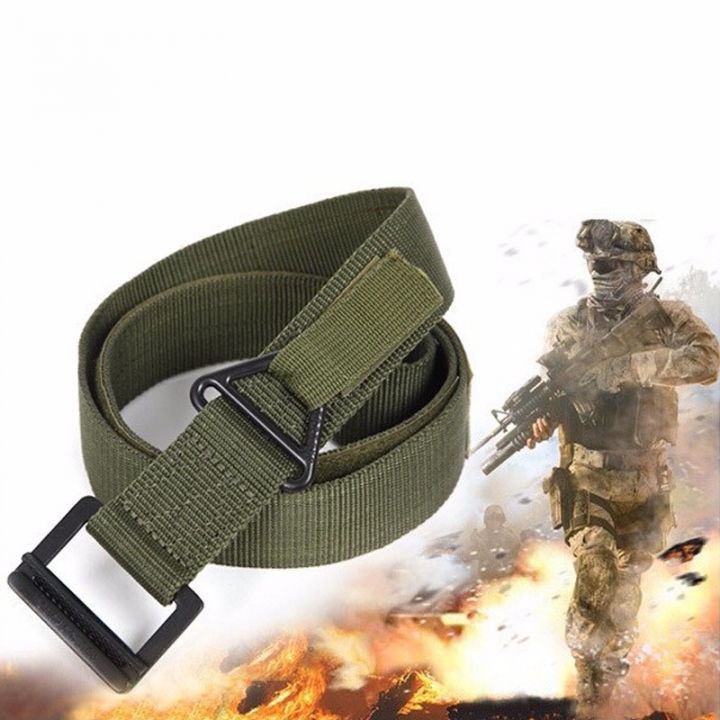 Tactical Belt Military Men&apos;s Belt Combat Rescue Rigger Duty Belt  Outdoors Nylon Lumbar Battle Belts
