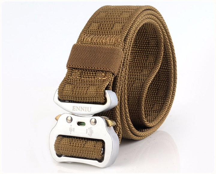 Aluminum buckle tactical men&apos;s belt military fan tactical belt multi-function nylon outdoor training