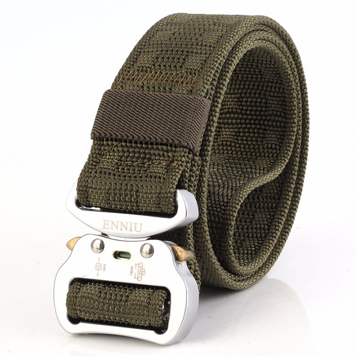 Aluminum buckle tactical men&apos;s belt military fan tactical belt multi-function nylon outdoor training