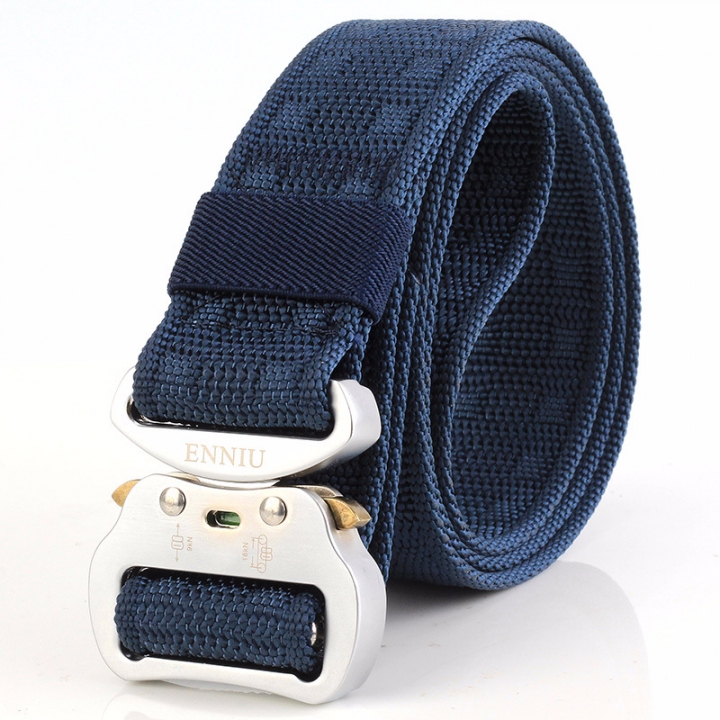 Aluminum buckle tactical men&apos;s belt military fan tactical belt multi-function nylon outdoor training