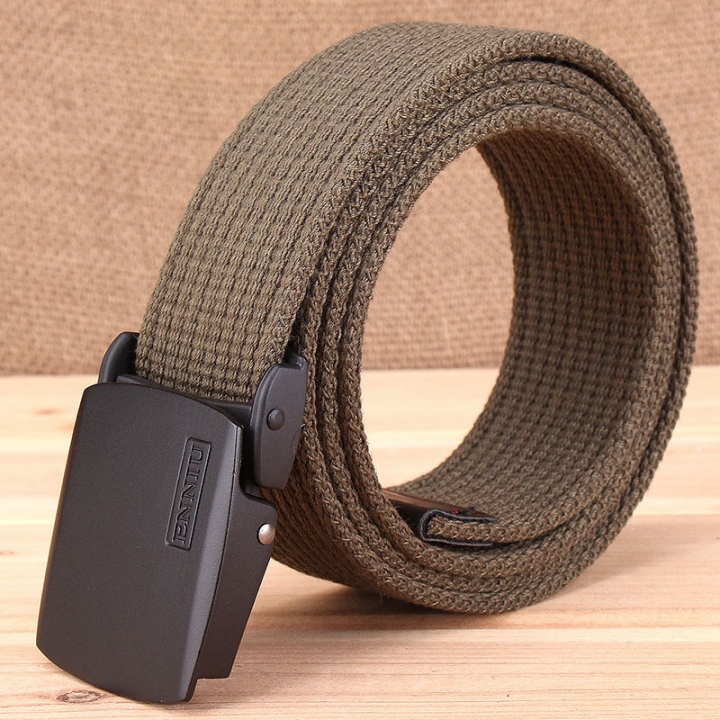 Thickened canvas belt, casual outdoor belt, men&apos;s Korean version of tidal belt.