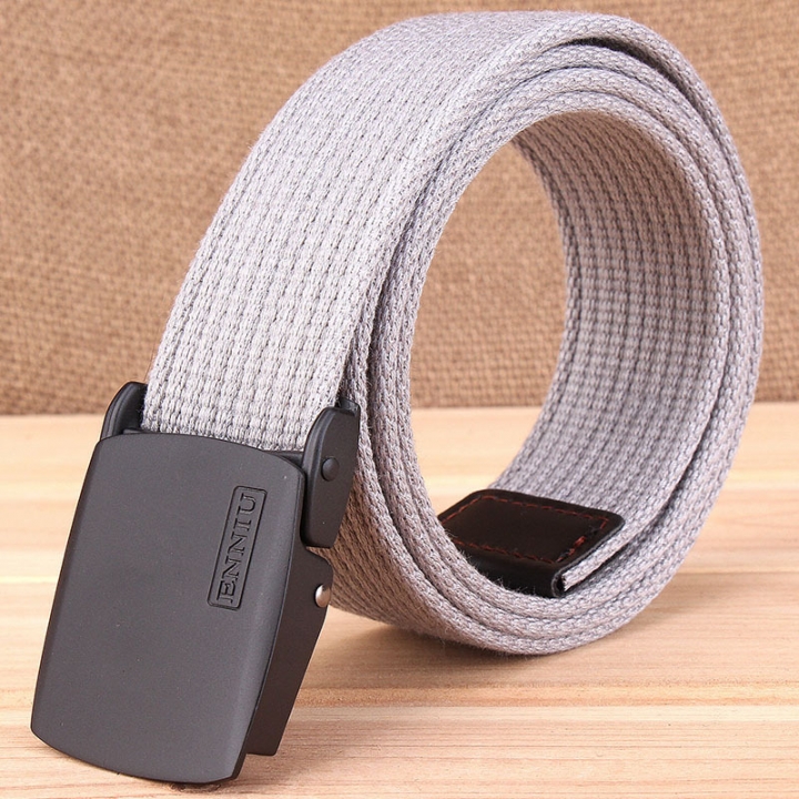 Thickened canvas belt, casual outdoor belt, men&apos;s Korean version of tidal belt.