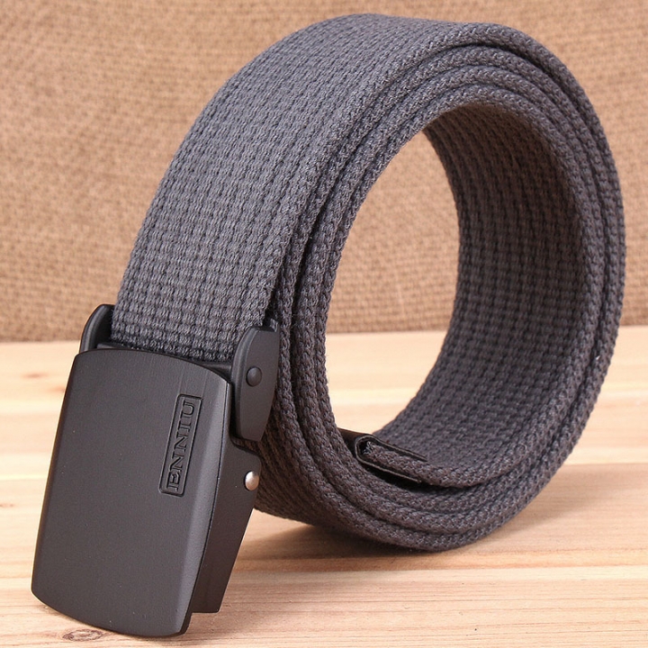 Thickened canvas belt, casual outdoor belt, men&apos;s Korean version of tidal belt.