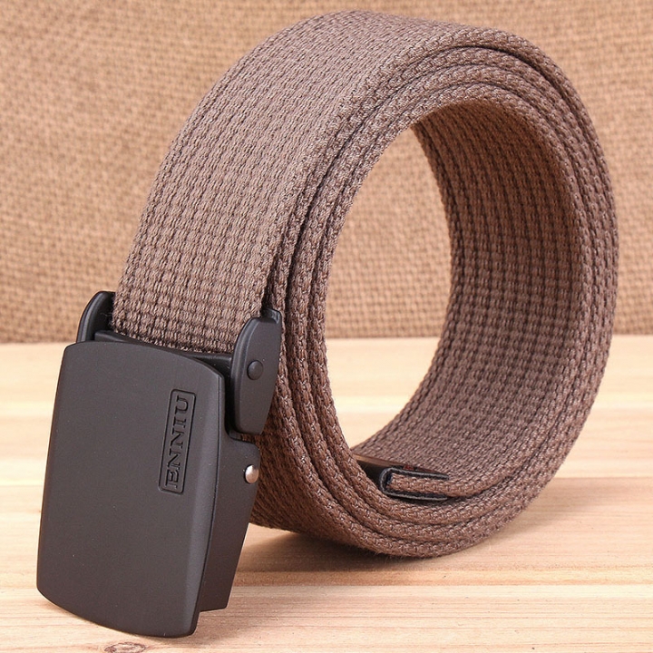 Thickened canvas belt, casual outdoor belt, men&apos;s Korean version of tidal belt.