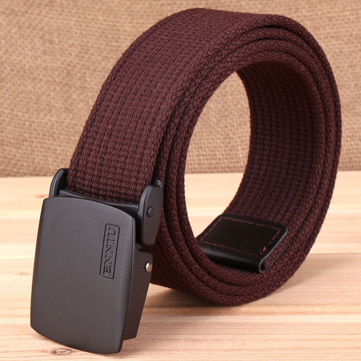 Thickened canvas belt, casual outdoor belt, men&apos;s Korean version of tidal belt.