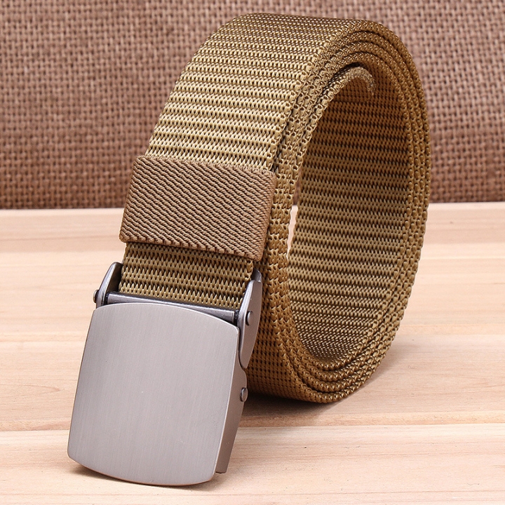 Automatic buckle speed dry nylon belt tactical outdoor belt student military training belt