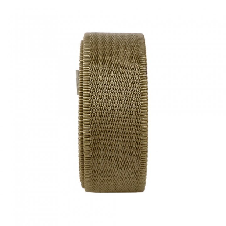 Men&apos;s Dragon Pattern Canvas Knitted Belt Automatic Buckle Men Belts Durable Tactical Military