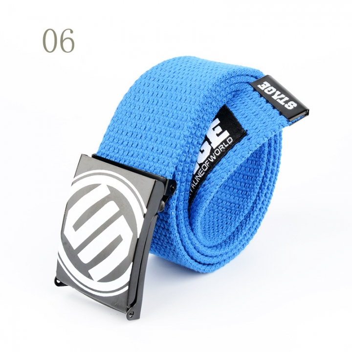 New teenage casual student pants, belts, men and women, fashion trends, canvas belts