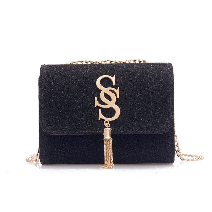 Small bag of women,super fire fashion tassel chic chain girl little satchel Joker shoulder bag