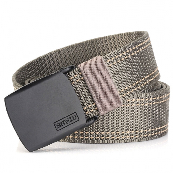 alloy buttons thickened nylon belts canvas belts fashionable men and women belts men&apos;s outdoor belts