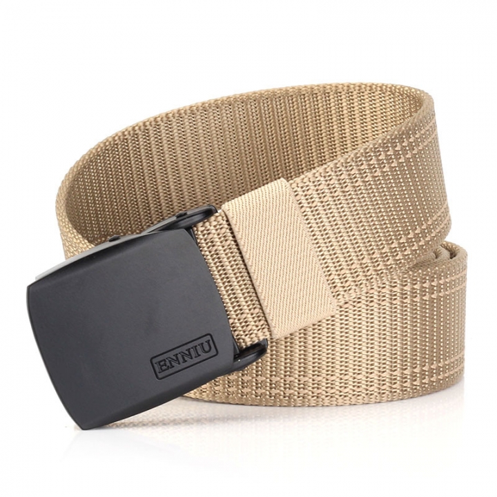 alloy buttons thickened nylon belts canvas belts fashionable men and women belts men&apos;s outdoor belts