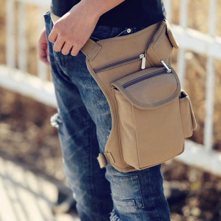 pack outdoor tactical multi function leg bag, men&apos;s bag leisure sports waist bag fishing tackle bag