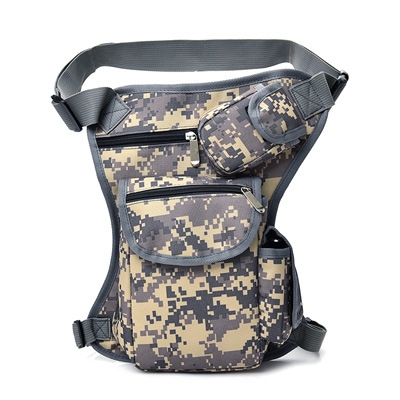pack outdoor tactical multi function leg bag, men&apos;s bag leisure sports waist bag fishing tackle bag