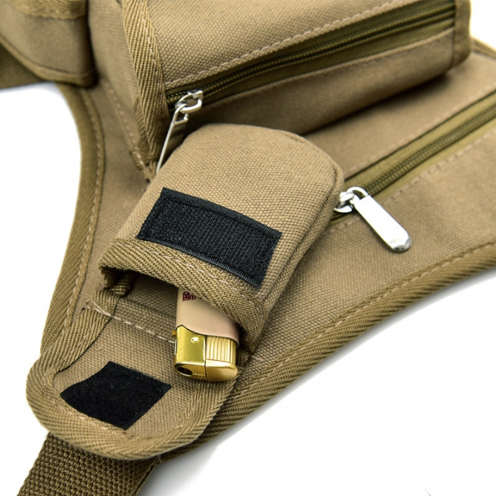 pack outdoor tactical multi function leg bag, men&apos;s bag leisure sports waist bag fishing tackle bag