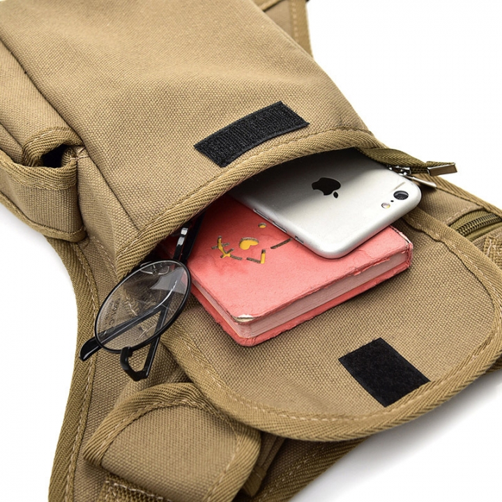 pack outdoor tactical multi function leg bag, men&apos;s bag leisure sports waist bag fishing tackle bag
