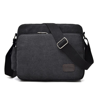 canvas bag, men&apos;s bag shoulder bag men&apos;s leisure bag, Korean version satchel multi-function iPad